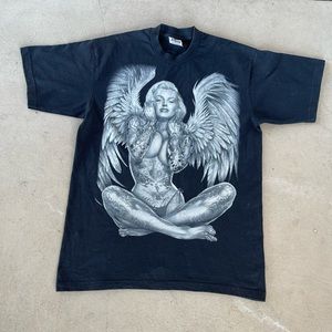 Men’s Tee Shirt Marilyn Tattooed Angel L